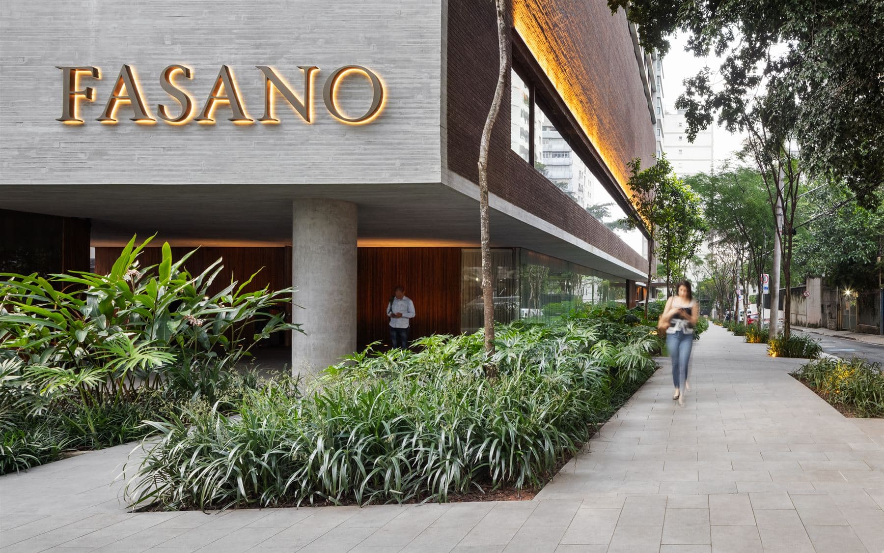 Fachada do Hotel Fasano