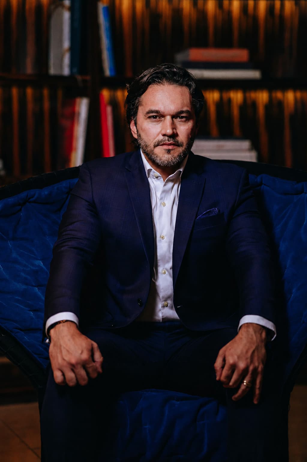 Retrato editorial do Dr. Avelino Veit